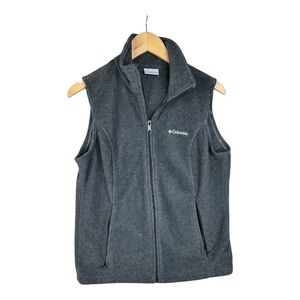 Columbia Women's Gray Fleece Vest Size‎ Medium